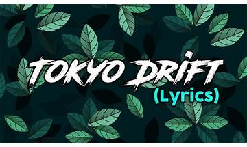 TOKYO DRIFT bg Lyrics [BIPO]