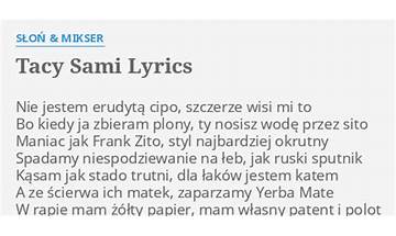 Tacy sami pl Lyrics [Cheatz (POL)]