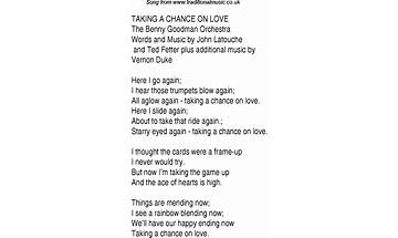 Take A Chance On Love en Lyrics [Brian Setzer]