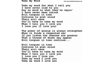 Take My Word en Lyrics [Krafty]