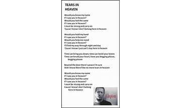 Tears In Heaven en Lyrics [Andrew Johnston]