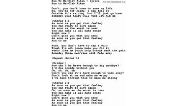 Tell Me What You’re Running From en Lyrics [Written by Wolves]