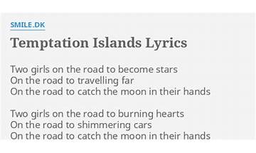 Temptation Islands en Lyrics [Smile.dk]