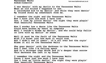 Tennessee Waltz en Lyrics [Jacob Collier]