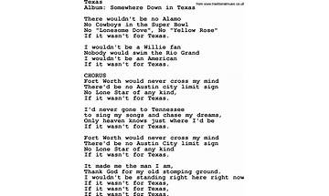 Texas en Lyrics [Drippin So Pretty]
