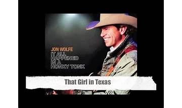 That Girl in Texas en Lyrics [Jon Wolfe]