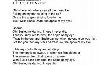 The Apple Of My Eye en Lyrics [Hegsy and The Elements]