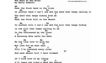 The Bend in the River en Lyrics [Marty Robbins]