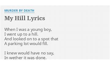 The Black Spot en Lyrics [Murder by Death]