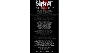 The Devil in I en Lyrics [Slipknot]