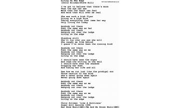 The Edge en Lyrics [Jennifer Paige]