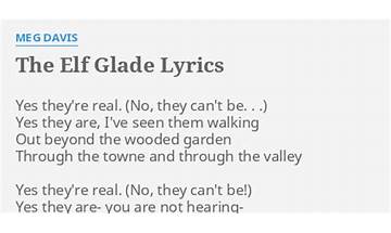 The Elf Glade en Lyrics [Meg Davis]