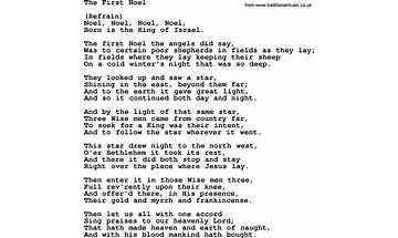 The First Noel en Lyrics [*NSYNC]