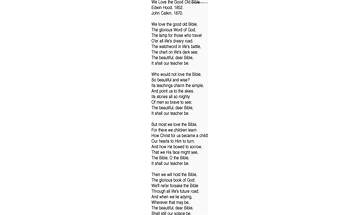 The Good Old Bible en Lyrics [George Jones]