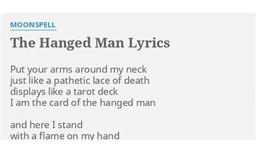 The Hanged Man en Lyrics [Temple of Shadows]