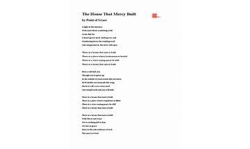 The House That Mercy Built en Lyrics [Point Of Grace]