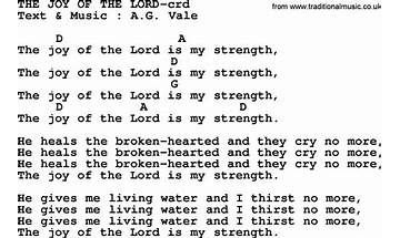 The Joy of the Lord en Lyrics [Soul Survivor]