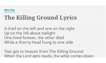 The Killing Ground en Lyrics [Recoil]
