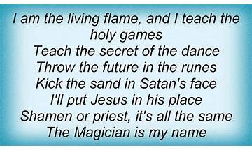 The Magician en Lyrics [Bruce Dickinson]