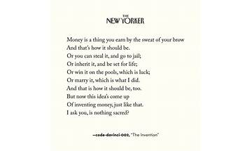 The New Yorker en Lyrics [The Raging Nathans]