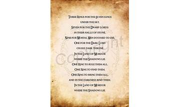 The One Ring en Lyrics [Gandalf the Green]