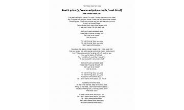 The Peanut Blues en Lyrics [Ruel]