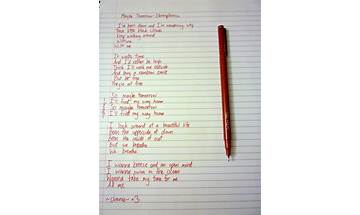 The Pen en Lyrics [137 (US)]