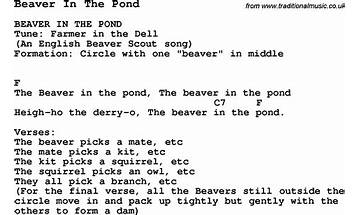 The Pond Song en Lyrics [The Zambonis]