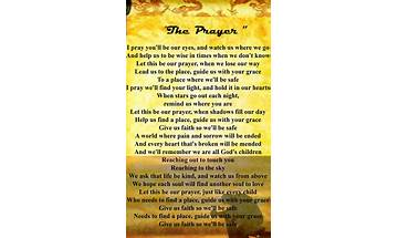 The Prayer en Lyrics [Amici Forever]
