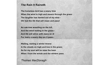 The Rain It Raineth en Lyrics [Dog Faced Hermans]