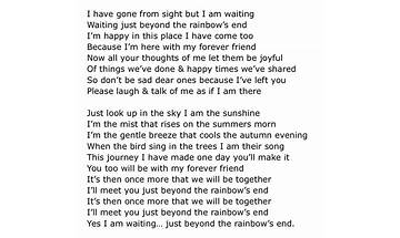 The Rainbow\'s End en Lyrics [Linda Eder]