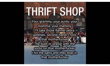 Thrift Shop freestyle en Lyrics [Poncho Blazin Atm]