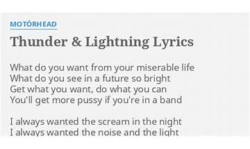 Thunder/Lighting en Lyrics [BROLY500!]