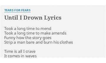 Til I Drown en Lyrics [Jecca Fitz]