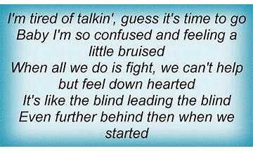Tired of Talkin en Lyrics [Robben Ford & The Blue Line]