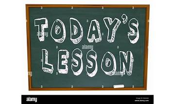 Today\'s Lesson en Lyrics [Dancing On Fire]