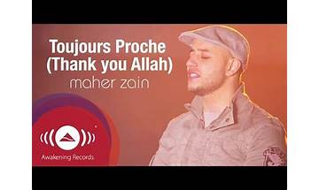 Toujours Proche fr Lyrics [Maher Zain]