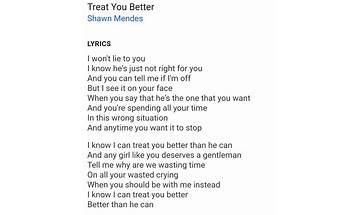 Treat You Good en Lyrics [Jordan Raf]