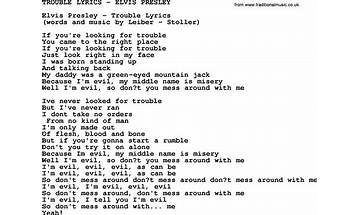 Trouble en Lyrics [XNDRSOUND]