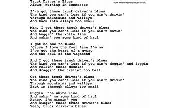 Truck Driver’s Blues en Lyrics [Merle Haggard]