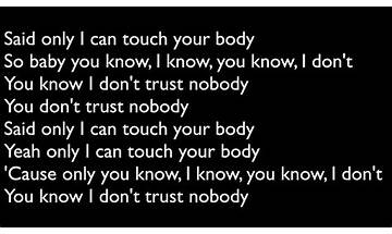 Trust Nobody en Lyrics [Yung Juko]