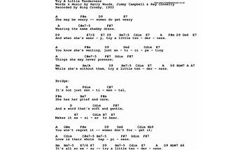 Try A Little Tenderness en Lyrics [Glen Campbell]