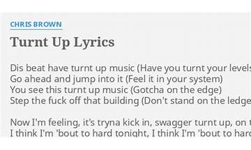 Turnt Up en Lyrics [Lupe Fiasco]