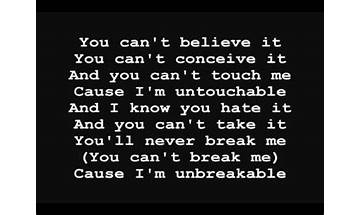 Unbreakable en Lyrics [Marc Torch]