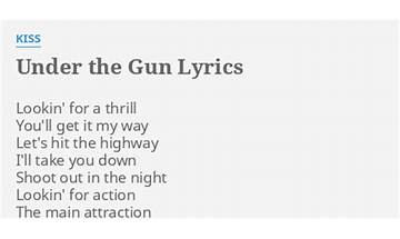 Under The Gun en Lyrics [Phantom]
