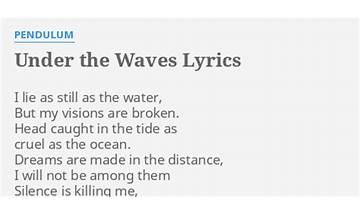 Under the Wave en Lyrics [Official J DEZ]