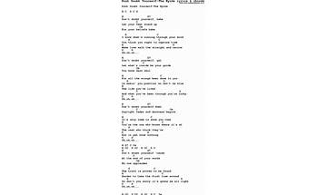 Untitled Song of Self-Doubt en Lyrics [Gatlin Kate James]