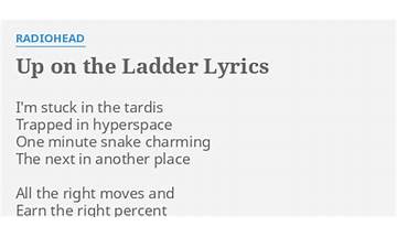 Up on the Ladder en Lyrics [Radiohead]