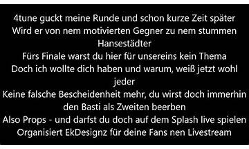 Vs. Persteasy - [RR 16tel-Finale - VBT 2012] de Lyrics [Das W]