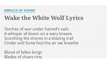 Wake the White Wolf en Lyrics [Miracle of Sound]